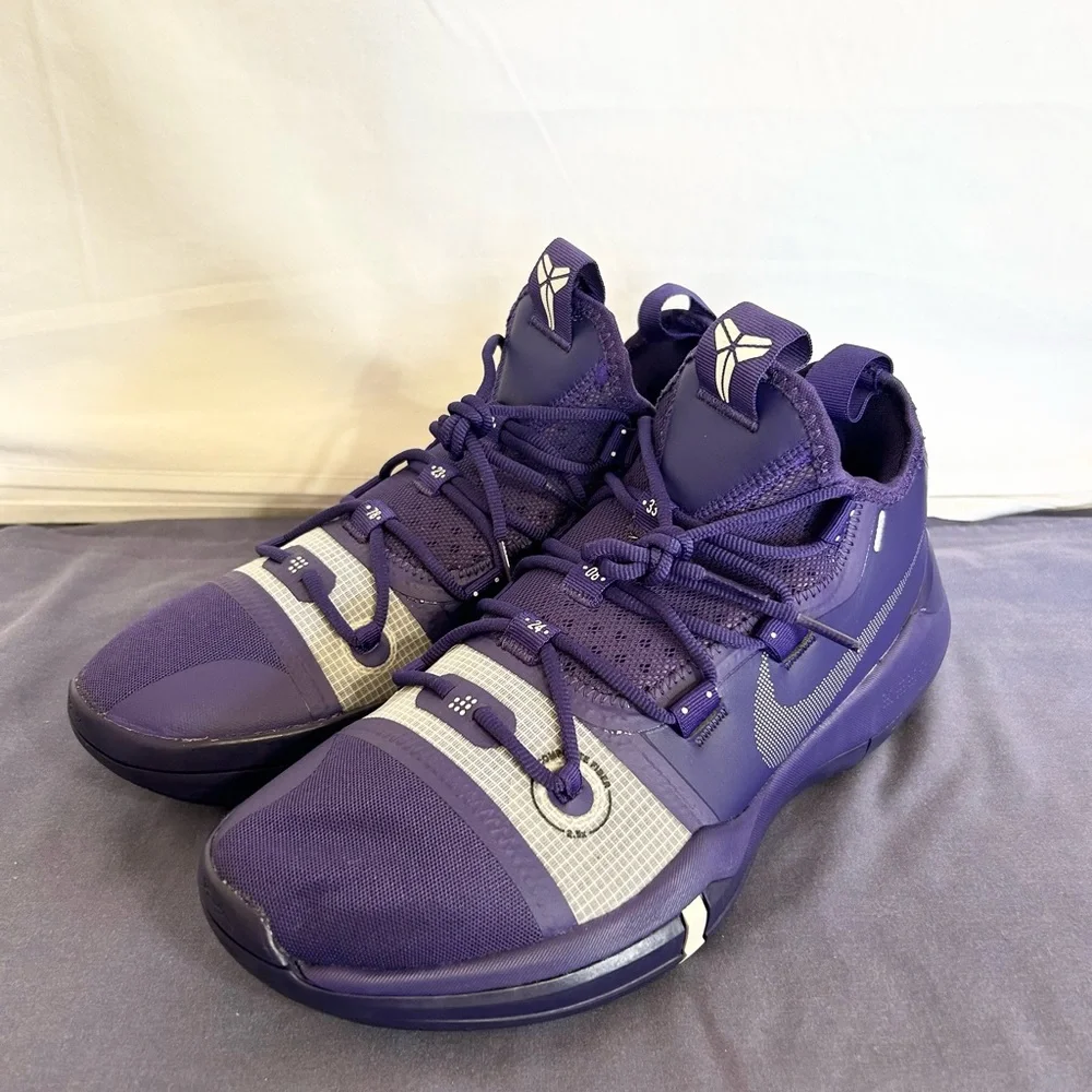 Nike Kobe A.D. Exodus Court Purple size 10.5 BRAND NEW MEN’S BASKETBALL SHOES - Picture 3 of 9
